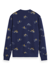 SCOTCH AND SODA All Over Print Sweatshirt at Gravity NYC